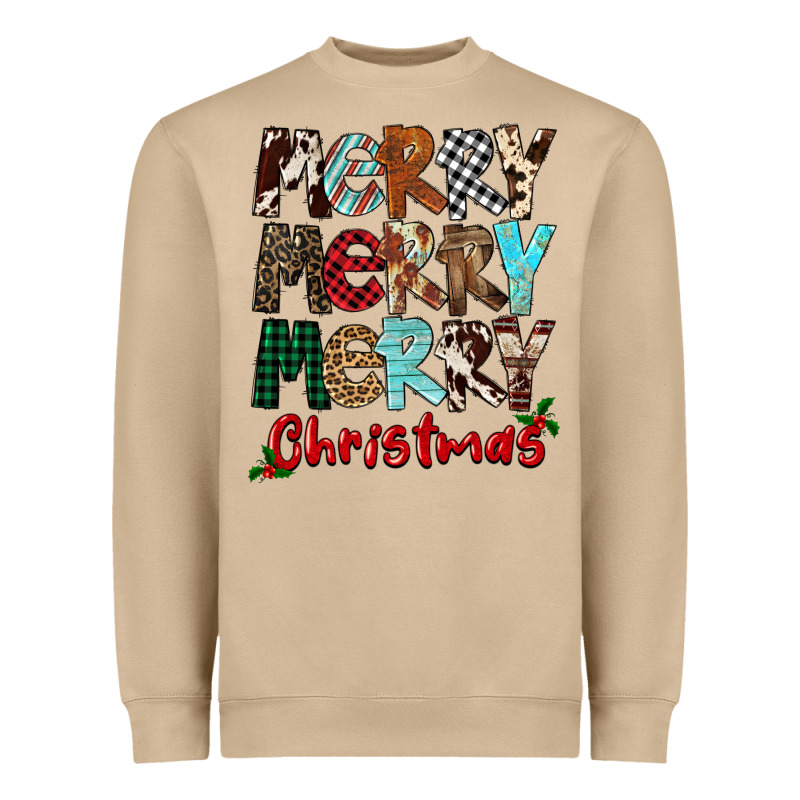 Merry Christmas Heavyweight Sweatshirt by FaDigitalArtStudio | Teevron
