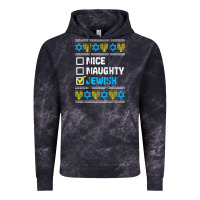 Cloud Black nice naughty jewish ugly hanukkah sweater chanukah jew gift premium t Vintage Hoodie - minhPixels