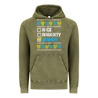 Vintage Olive nice naughty jewish ugly hanukkah sweater chanukah jew gift premium t Vintage Hoodie - minhPixels