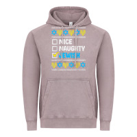 Vintage Zinc nice naughty jewish ugly hanukkah sweater chanukah jew gift premium t Vintage Hoodie - minhPixels
