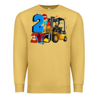 Antique Gold forklift birthday two Premium Sweatshirt - Artiststas