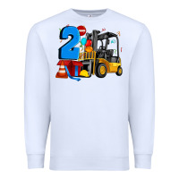 White forklift birthday two Premium Sweatshirt - Artiststas