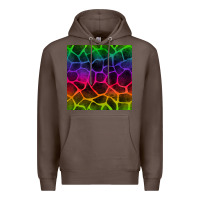 Coffee colorful giraffe seamless pattern Premium Hoodie - BundleAndBundleShop