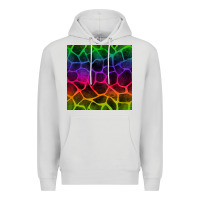 Dove Grey colorful giraffe seamless pattern Premium Hoodie - BundleAndBundleShop