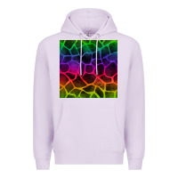 Lilac colorful giraffe seamless pattern Premium Hoodie - BundleAndBundleShop
