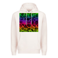 Pale Pink colorful giraffe seamless pattern Premium Hoodie - BundleAndBundleShop