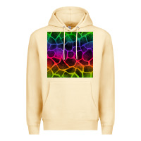 Pina Colada colorful giraffe seamless pattern Premium Hoodie - BundleAndBundleShop