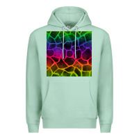 Seafoam colorful giraffe seamless pattern Premium Hoodie - BundleAndBundleShop