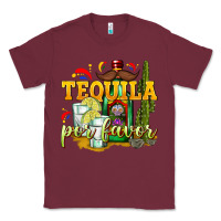 Burgundy Tequila Por Favor Classic Tee - texasbilliewilder