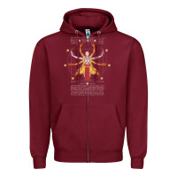 Burgundy Zenyatta Óvérwátch Zenyatta My Balls Funny Gifts Graphic Zipper Hoodie - minhPixels