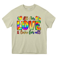 Mossy all for love and love for love Heavy Core Tee - LillyAllenDesigns