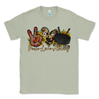 Matcha peace love hockey Classic Tee - RacoonDesign