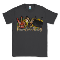 Smoke peace love hockey Classic Tee - RacoonDesign