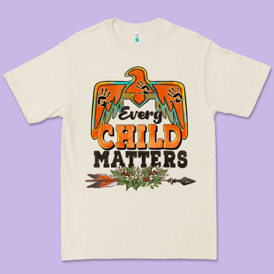 Every Child Matters Thunderbird Premium Tee Designed By Barkaloodesign