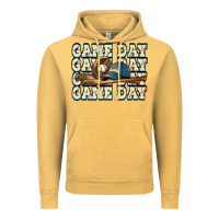Vintage Mustard game day baseball Vintage Hoodie - HowdyJamesFarm