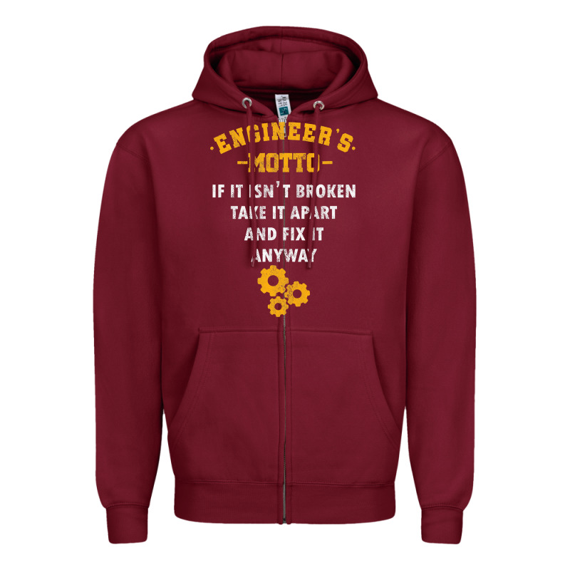 Engineer Engineering Mechanical Profession Electrical Gift Zipper Hoodie by minhPixels | Teevron