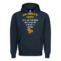 Navy engineer engineering mechanical profession electrical gift Zipper Hoodie - minhPixels