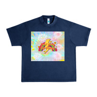 Navy don't worry be happy Urban Heavy Tee - TumblerDesignByShophia