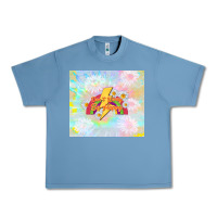 Pebble Blue don't worry be happy Urban Heavy Tee - TumblerDesignByShophia