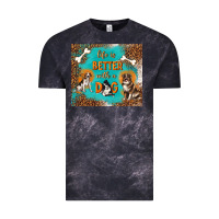 Cloud Black life is better with a dog Vintage Tee - TumblerDesignByShophia