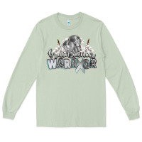 Matcha brain cancer warrior Long Sleeve Tee - CowGirlArtShop