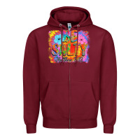 Burgundy Be Salty Zipper Hoodie - CowhideDigitalArt
