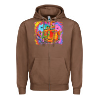 Chestnut Be Salty Zipper Hoodie - CowhideDigitalArt