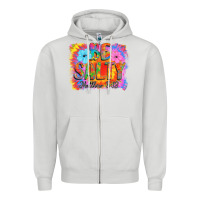 Dove Grey Be Salty Zipper Hoodie - CowhideDigitalArt