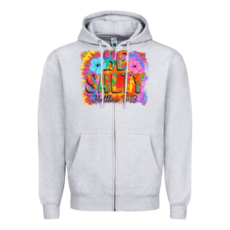 Be Salty Zipper Hoodie by CowhideDigitalArt | Teevron