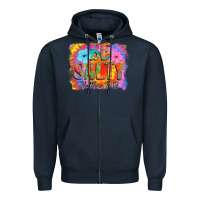 Navy Be Salty Zipper Hoodie - CowhideDigitalArt