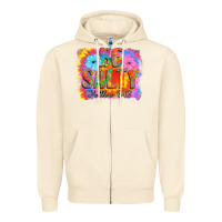 Sandshell Be Salty Zipper Hoodie - CowhideDigitalArt
