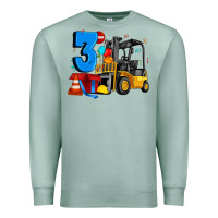 Seafoam forklift birthday three Premium Sweatshirt - Artiststas
