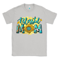 Moon Dust Blessed Mom with Sunflowers Classic Tee - texasbilliewilder