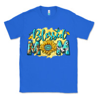 True Royal Blessed Mom with Sunflowers Classic Tee - texasbilliewilder