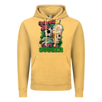 Vintage Mustard Grab your joe let's go Soccer Vintage Hoodie - HowdyJamesFarm