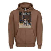 Chestnut mid 90s movie Zipper Hoodie - minhPixels