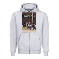 Heather Grey mid 90s movie Zipper Hoodie - minhPixels