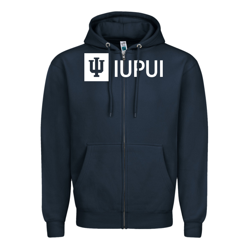 Iupui, Indiana University Zipper Hoodie by minhPixels | Teevron