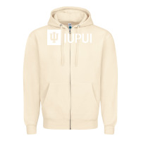 Sandshell IUPUI, Indiana University Zipper Hoodie - minhPixels