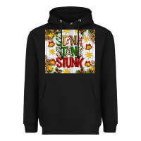 Black Stink stank stunk Heavyweight Hoodie - Artiststas