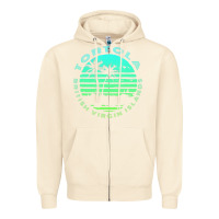 Sandshell Bvi Tortola British Caribbean Island Souvenir Zipper Hoodie - minhPixels