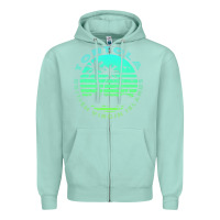 Seafoam Bvi Tortola British Caribbean Island Souvenir Zipper Hoodie - minhPixels