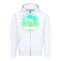 White Bvi Tortola British Caribbean Island Souvenir Zipper Hoodie - minhPixels