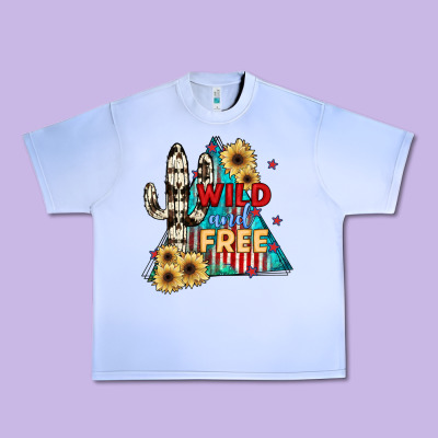 Wıld And Free Urban Heavy Tee Designed By Jahusdesignshop
