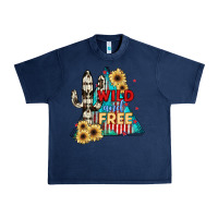 Navy Wıld and Free Urban Heavy Tee - JahusDesignShop