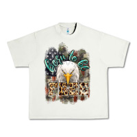 Pistachio Born to be free 4th of july Urban Heavy Tee - HowdyJamesFarm