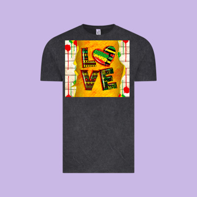 Juneteenth Love Vintage Tee Designed By Tumblerdesignbyshophia