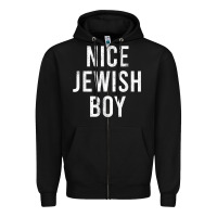 Black hanukkah nice jewish boy cool chanukah festival jewish gift t shirt Zipper Hoodie - minhPixels