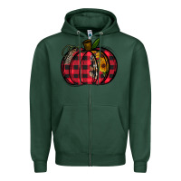Sports Green Buffalo Pumpkin Zipper Hoodie - CowhideDigitalArt