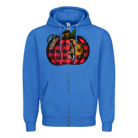 True Royal Buffalo Pumpkin Zipper Hoodie - CowhideDigitalArt